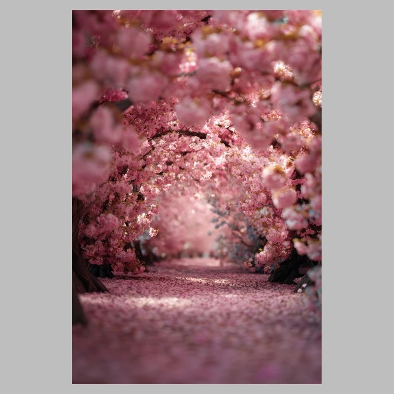 Cherry Blossom Arch Path