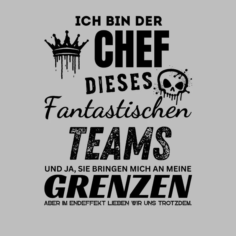 Stolzer Chef des fantastischen Teams Chef Geschenk