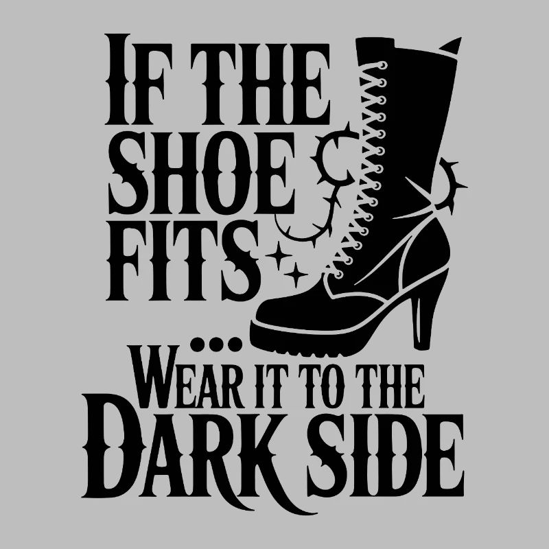 Diction du côté obscur du design de chaussures