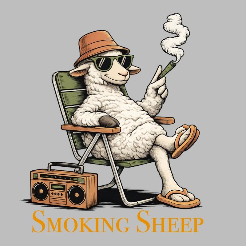 Smoking sheep in chill mode