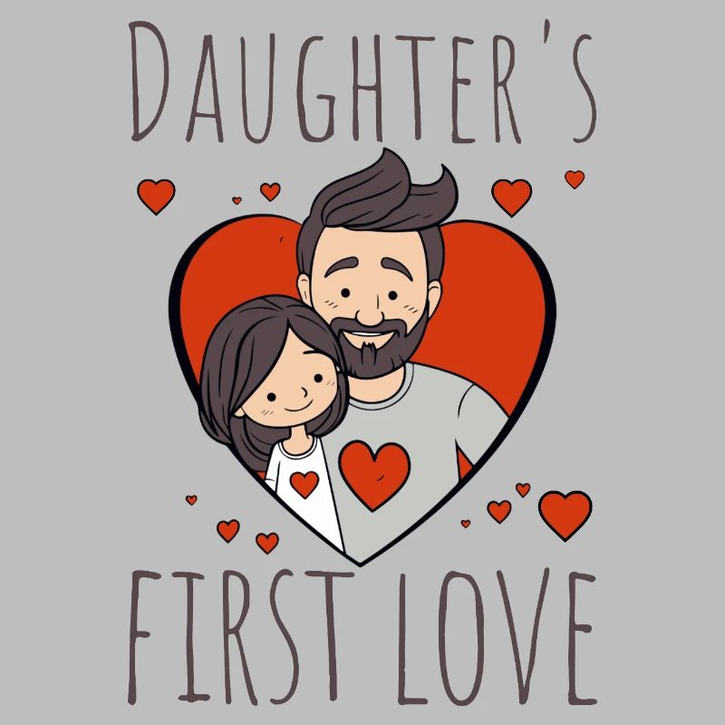 Daughter's First Love Heart
