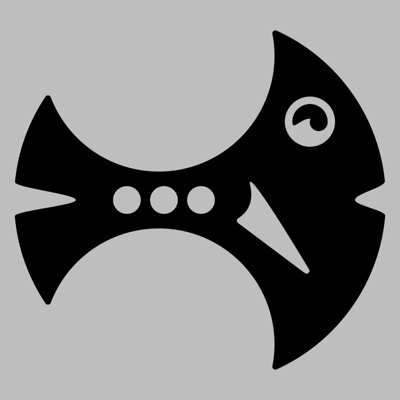 Sickle Fish Illustration Fantasy Fish