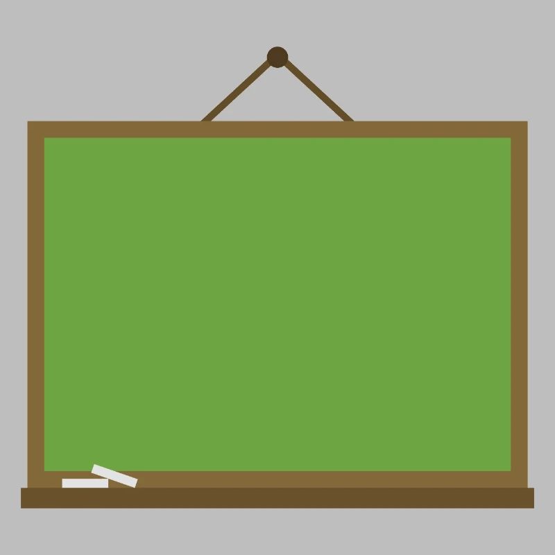 Tableau noir de l’école