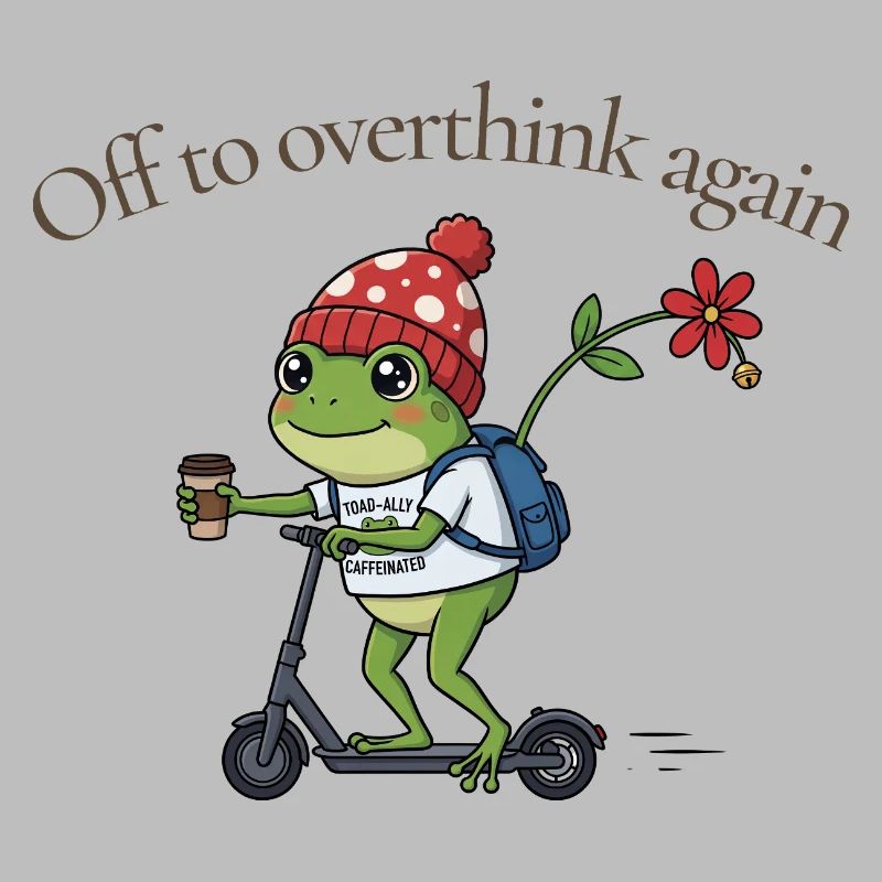 Toad-ally caffeinated frog