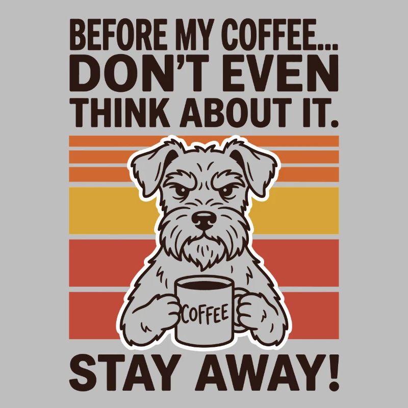 Avant mon café, n’y pense même pas