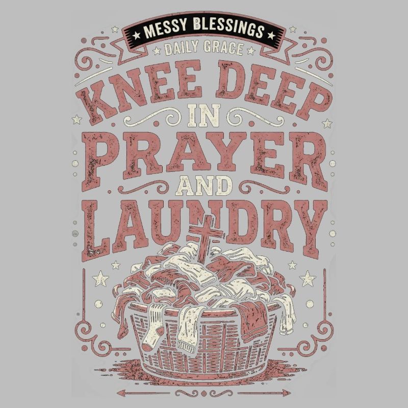 Knee Deep In Prayer And Laundry Messy Blessings