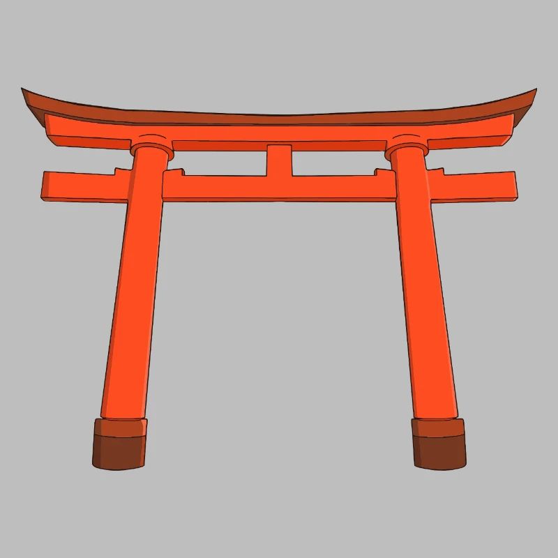 Lebendiges Torii-Tor