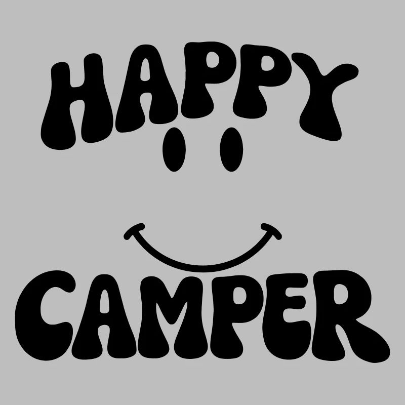 Campeur heureux