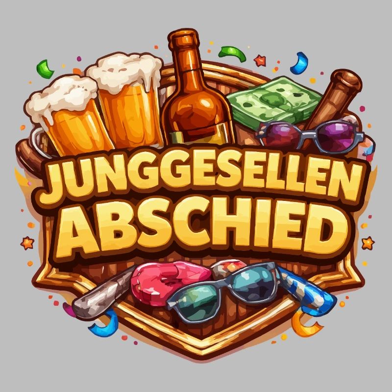 Junggesellenabschied Feierdesign