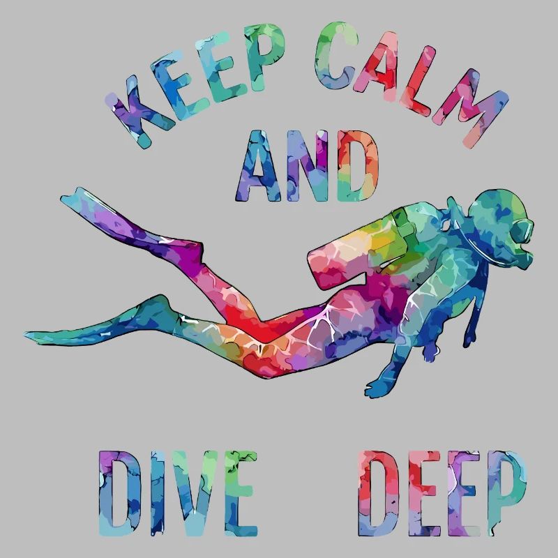 Diction colorée de plongée