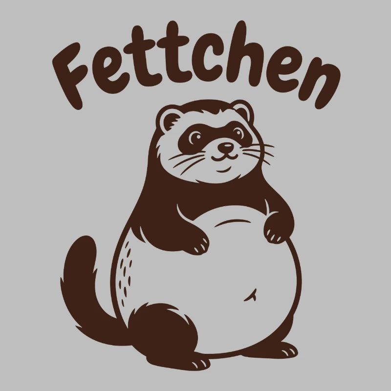 Frettchen - Fettchen mit dicken Bauch