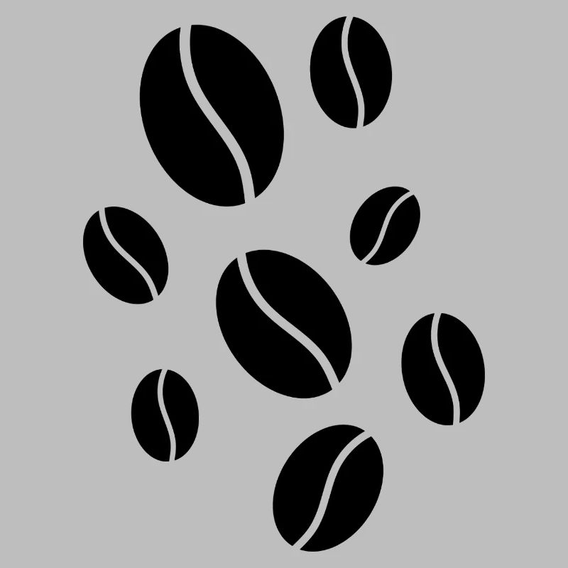 Fallende Kaffeebohnen