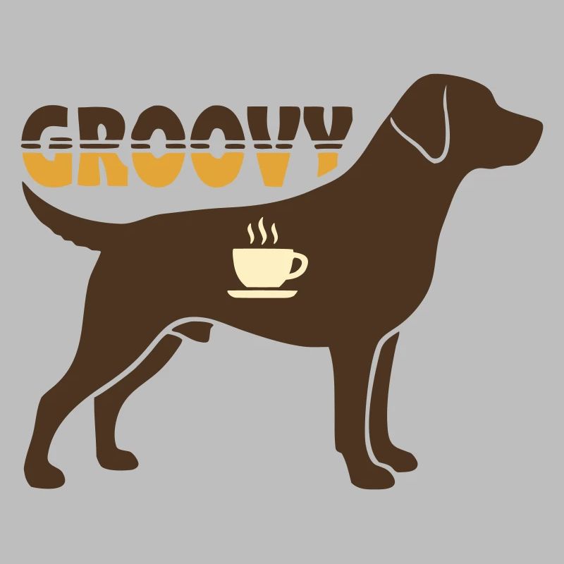 Groovy Dog Retriever Retro