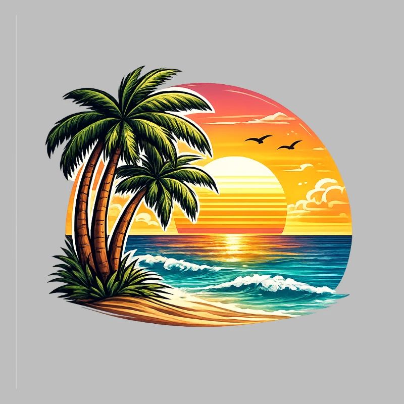 Coucher de soleil à Palm Beach