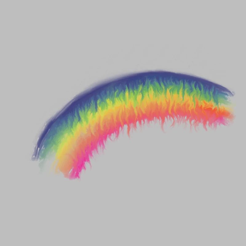 Regenbogen Pinselbogen