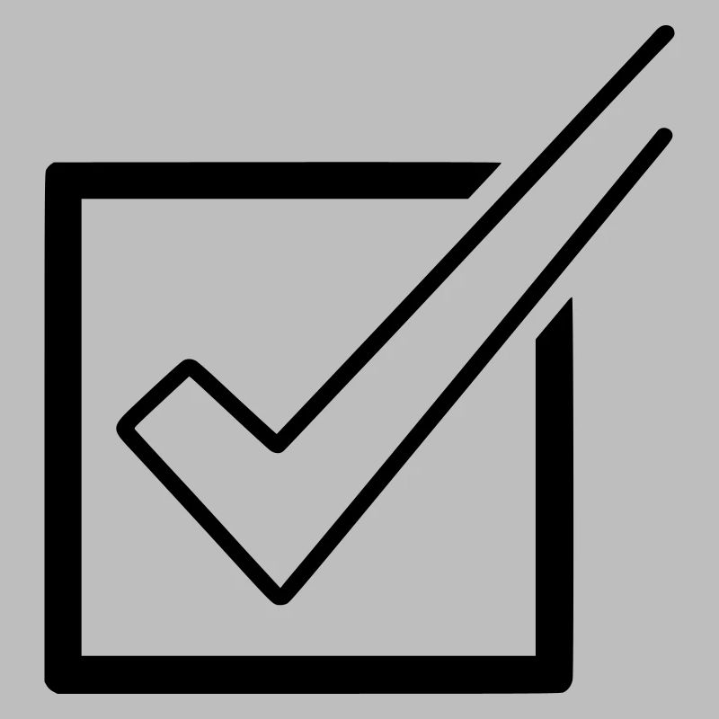 Checklist Tick Box Done
