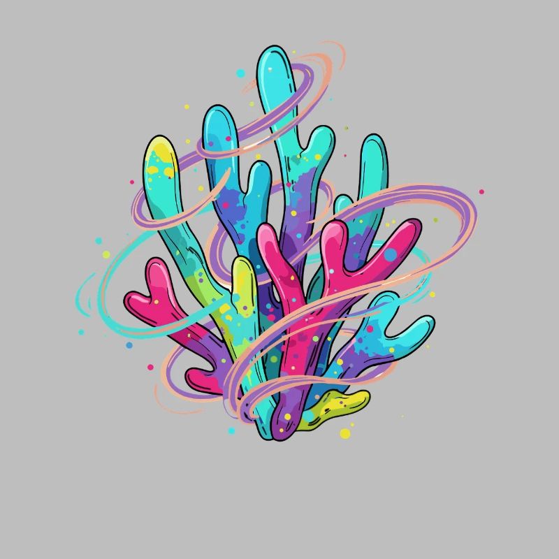 Tourbillon de corail néon