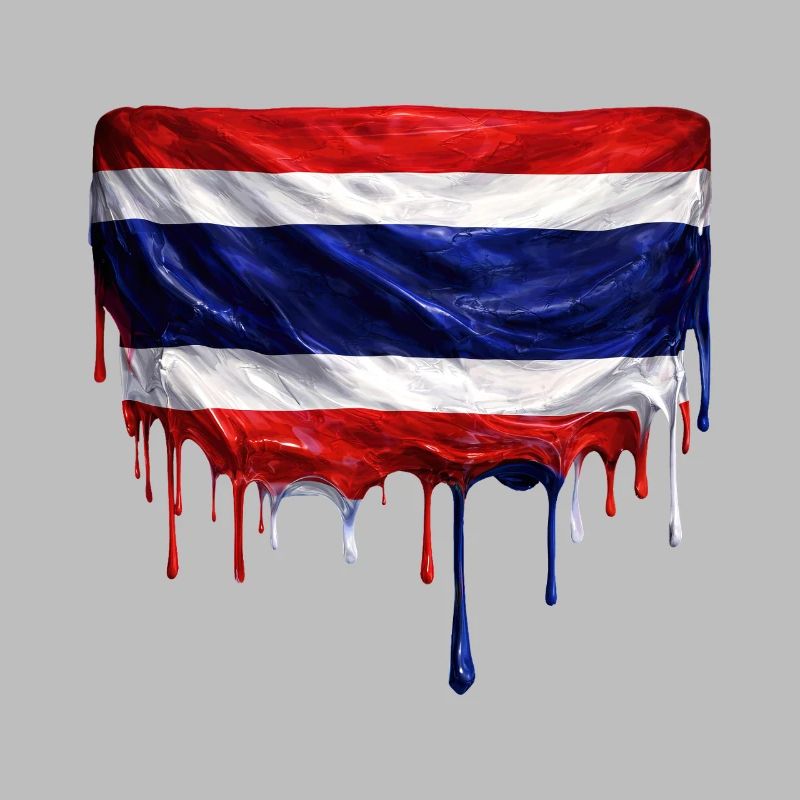 Dripping Taiwan Flag