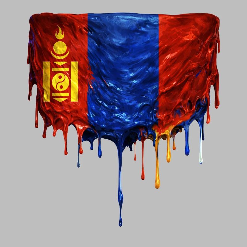 Mongolia Flag Drop