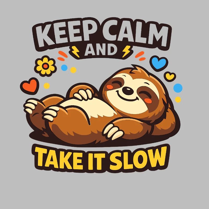 Faultier Ruhe Take It Slow