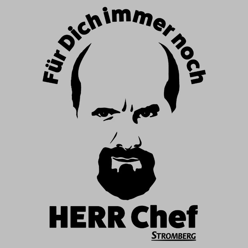 Stromberg Outline Gesicht Mit Spruch Herr Chef