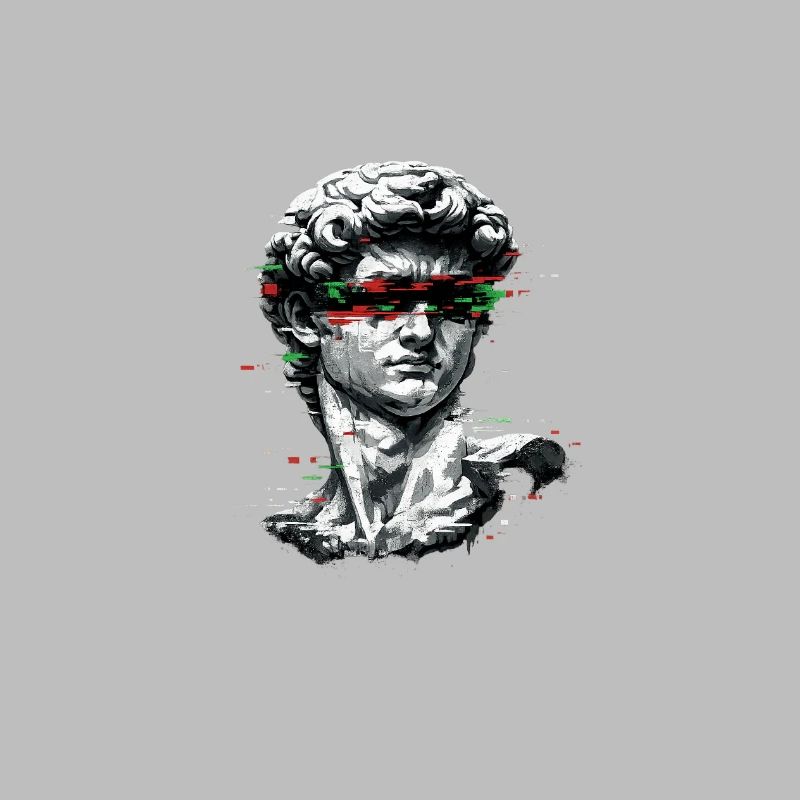 Bust Glitch Baroque