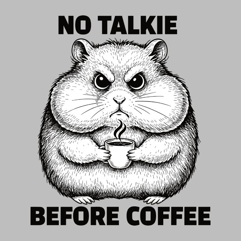 Pas de conversation devant un hamster amateur de café