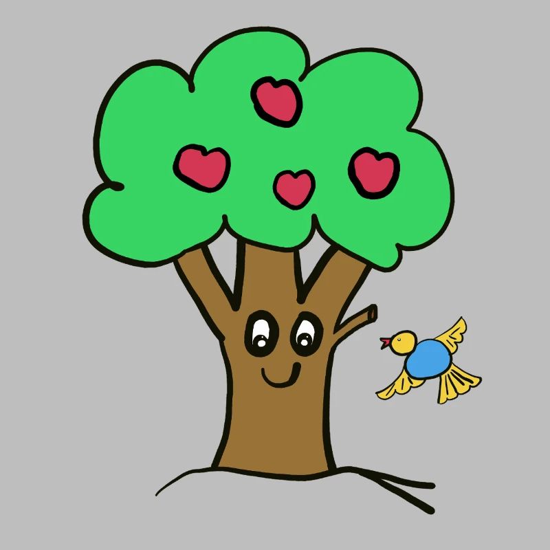 Apfelbaum Baum Natur  Vogel