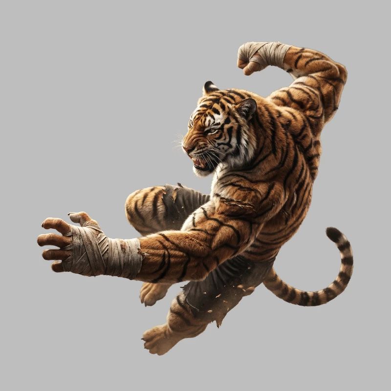 Leaping Tiger