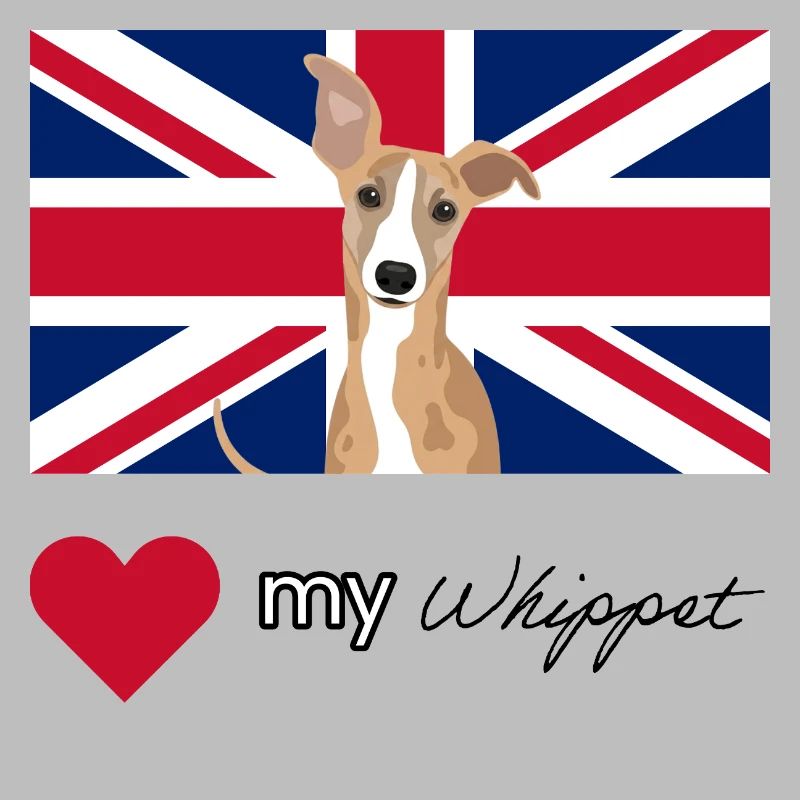 LUVMYWHIPPET (Schwarz)