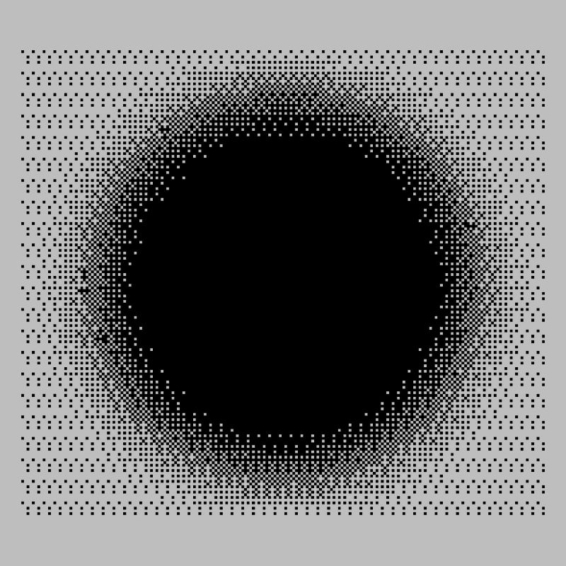 Design des points de soleil noirs
