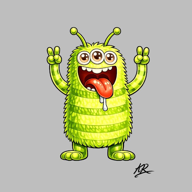Monster-Neon-Borsten-Datei