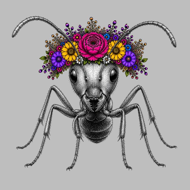 Flower Crown-Ant Ant