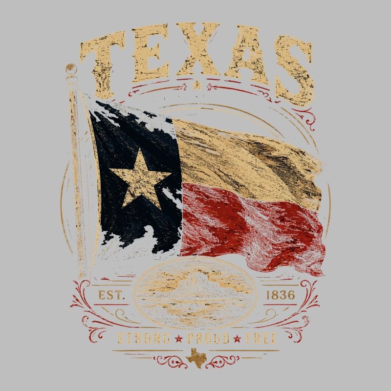 Texas Flag Pride: Stark & Free