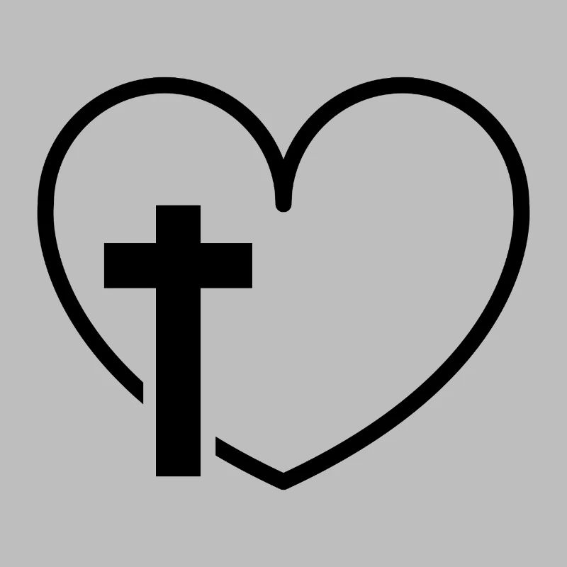 Croix de cœur