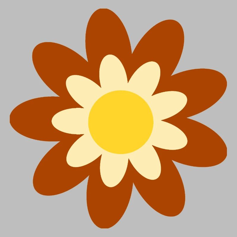 70s Flower Pattern Hippie Gift