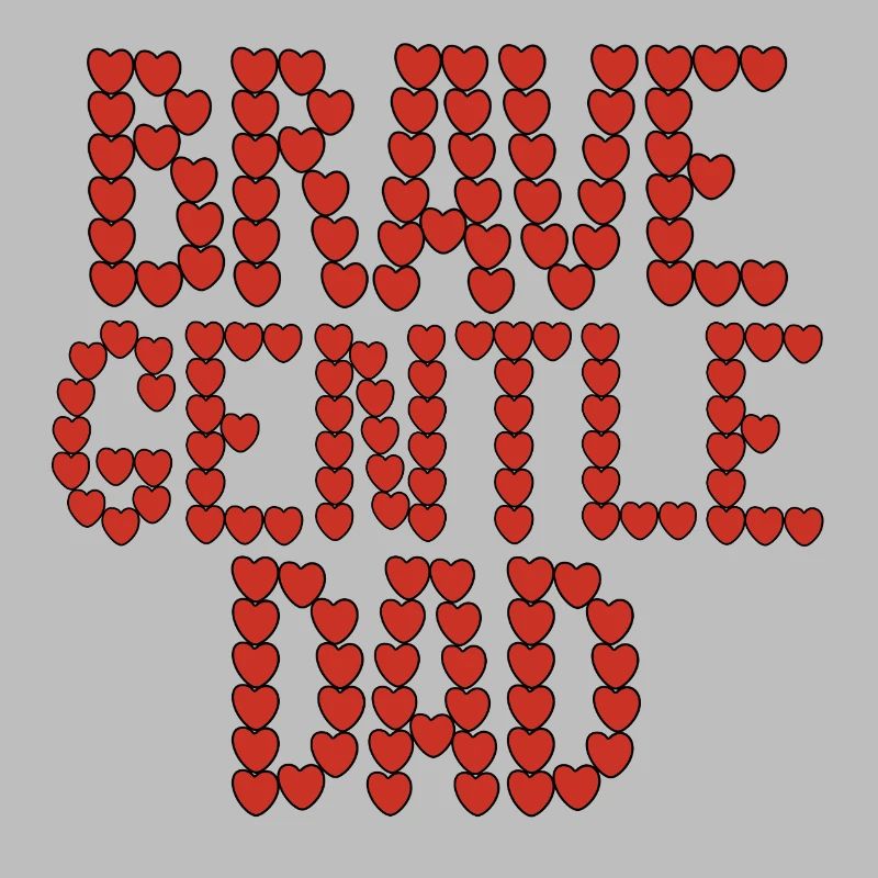 Papa courageux et doux