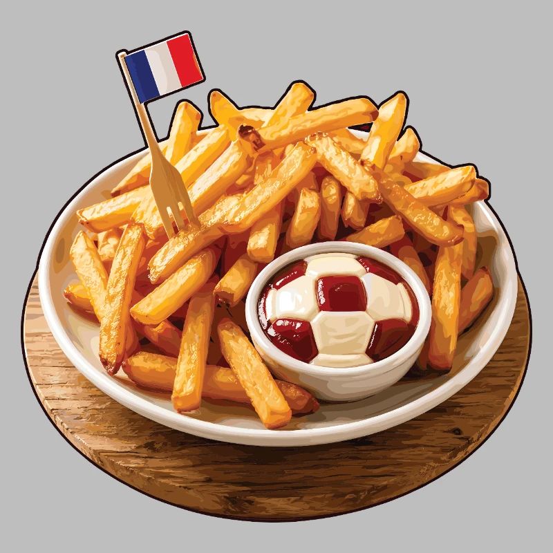 Frites foot et soirée de match