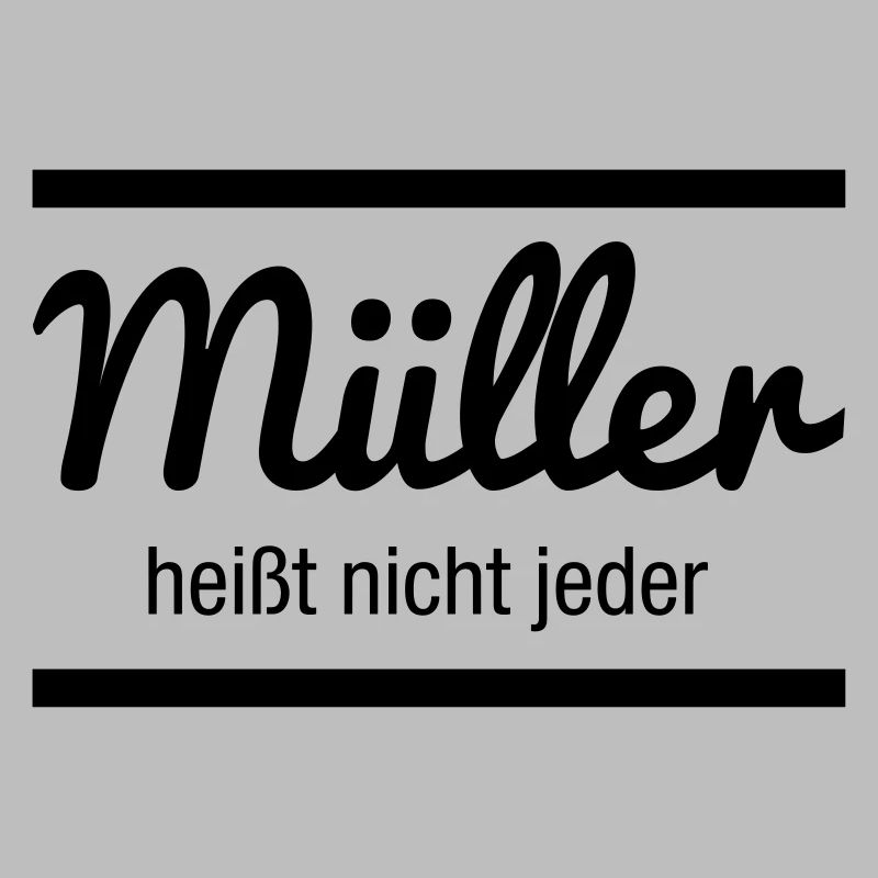 Müller Namensschild