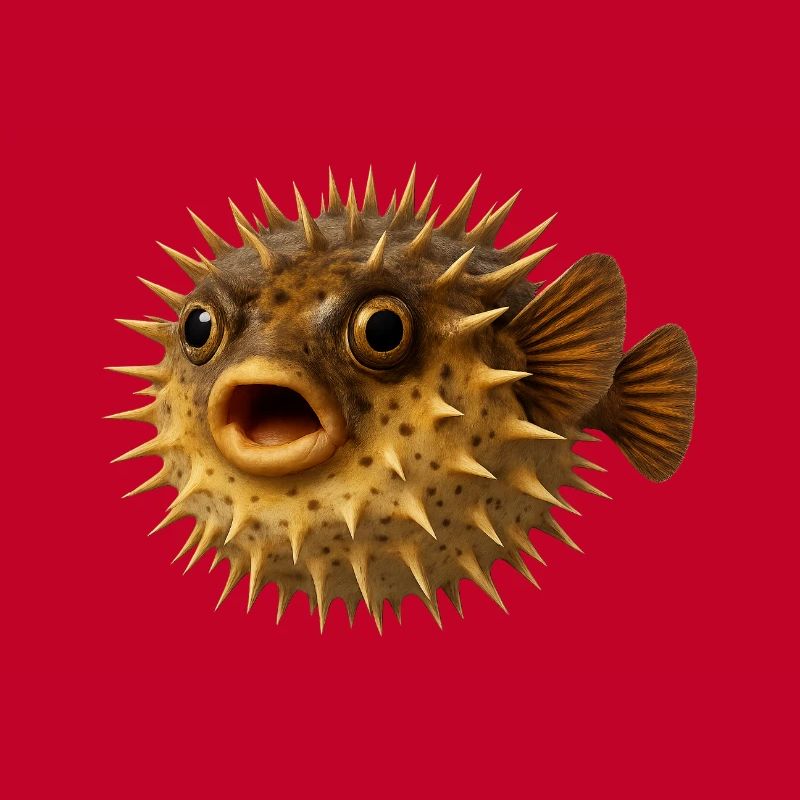Spiny Fish Underwater Pattern