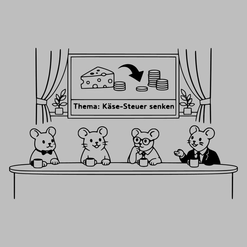 Mouse Mice Cheese Tax Lower