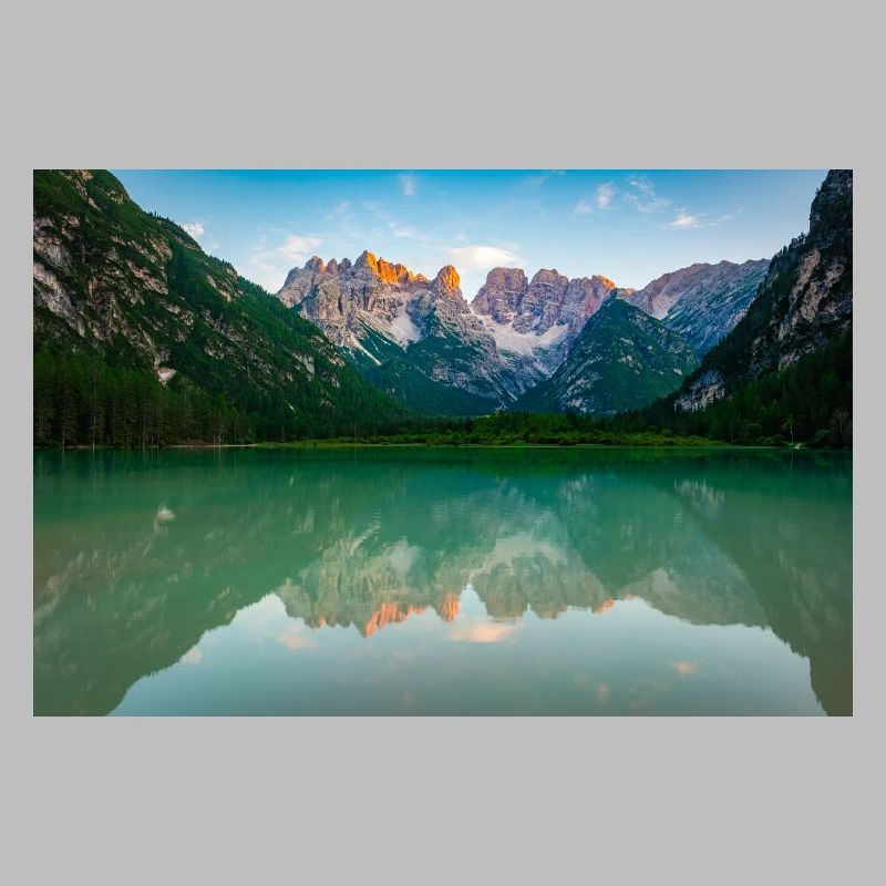 Alpensee Spiegelbild
