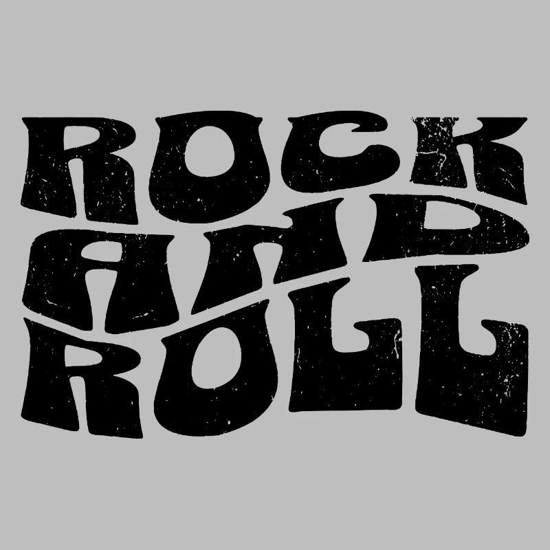 Conception du logo Rock and Roll