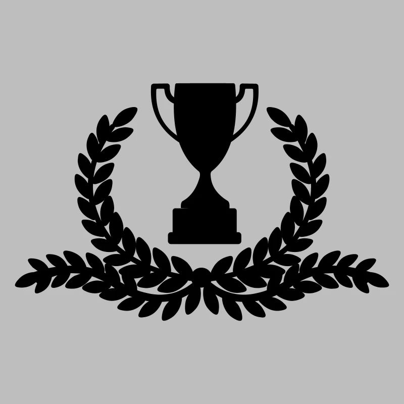 Couronne de laurier avec de longues ramifications de branches