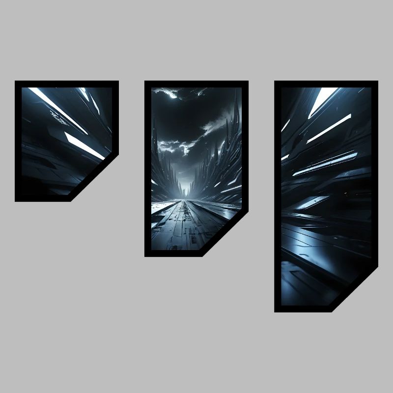 Futuristic Sci-Fi Corridor Design