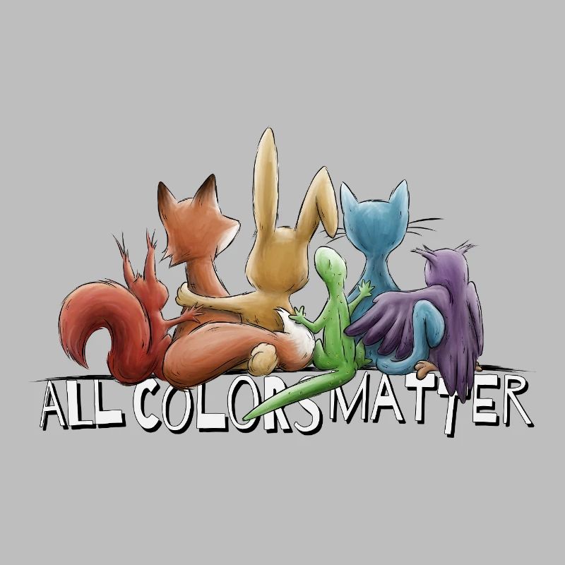 All Colors Matter! Rainbow Animals for Diversity