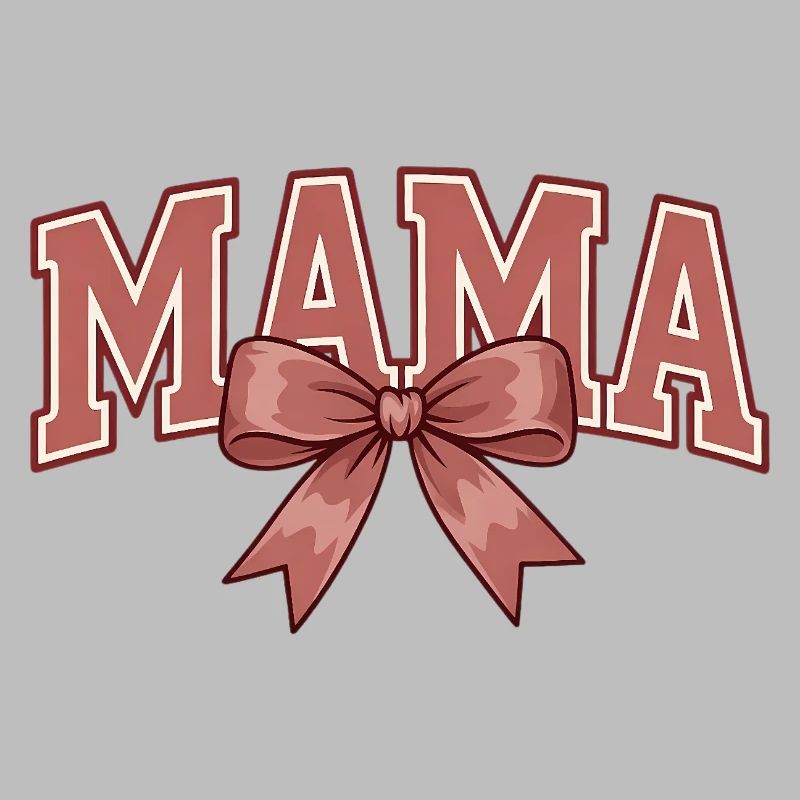 Mom Bow – Cute Mom Statement Design