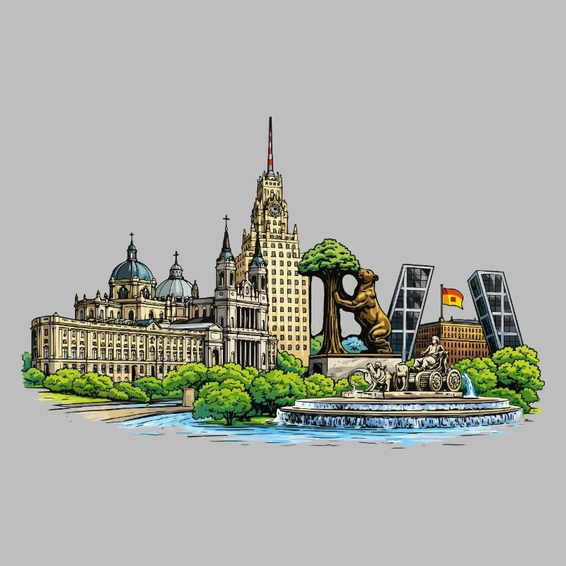 Madrid Skyline