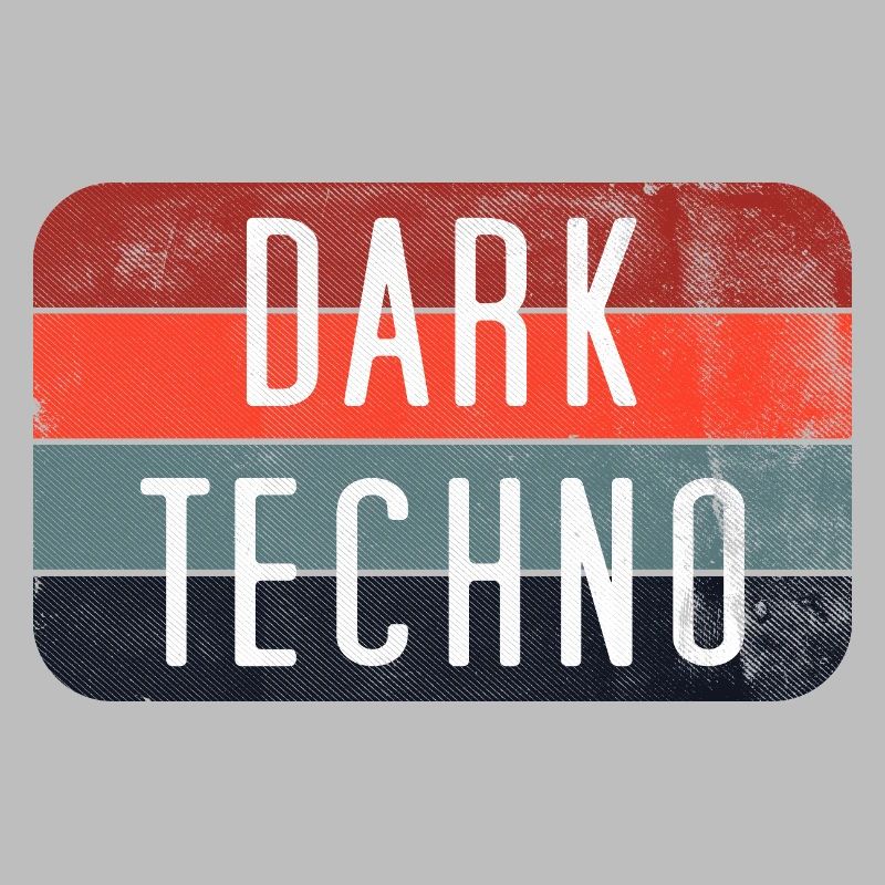 Dark Techno Retro Logo Tee