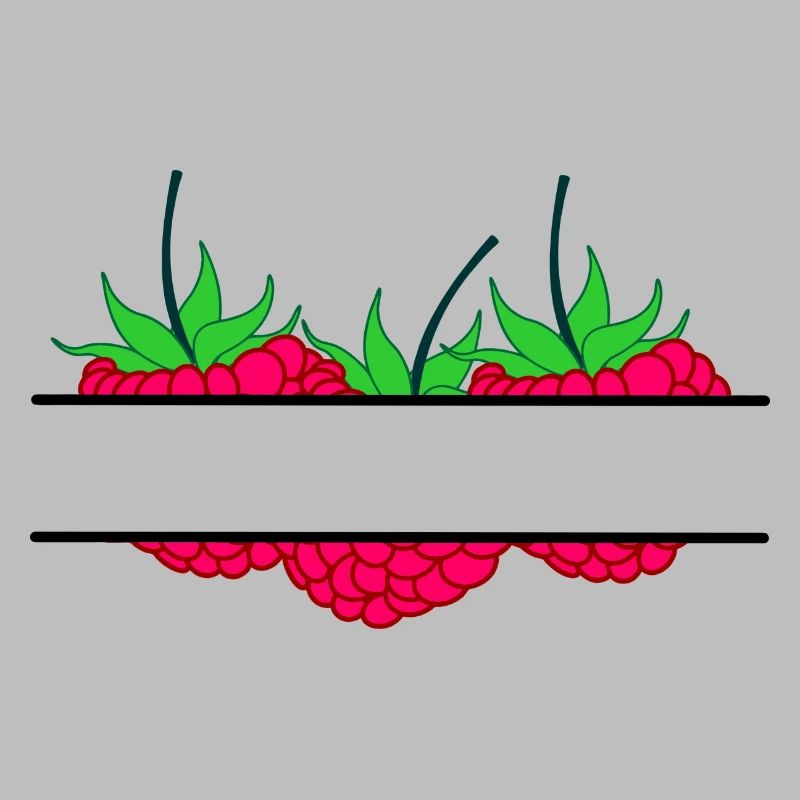 Raspberry banner red raspberry